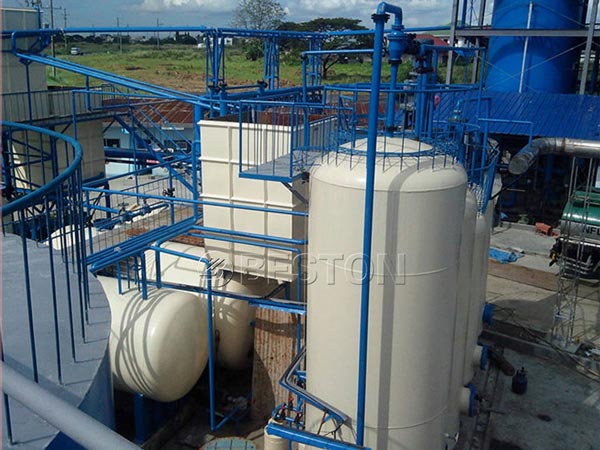 plastic oil distillation plant