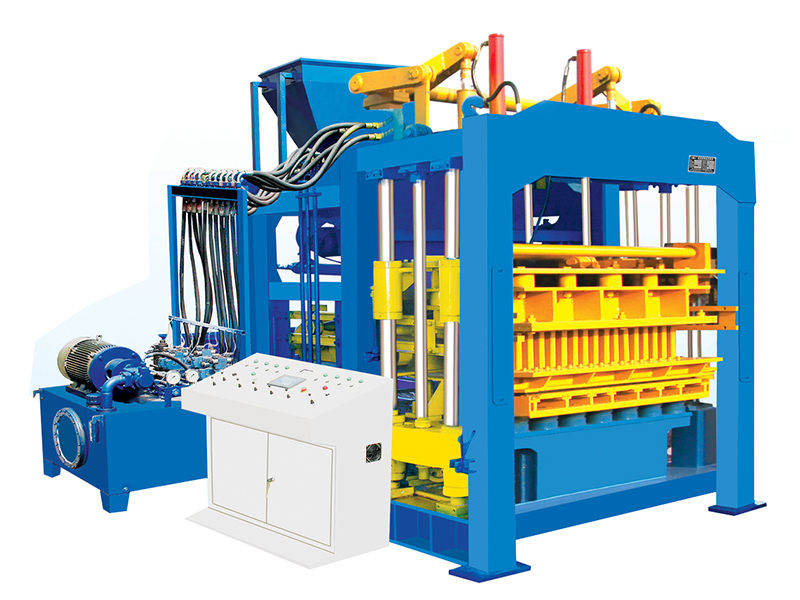 interlocking block machine