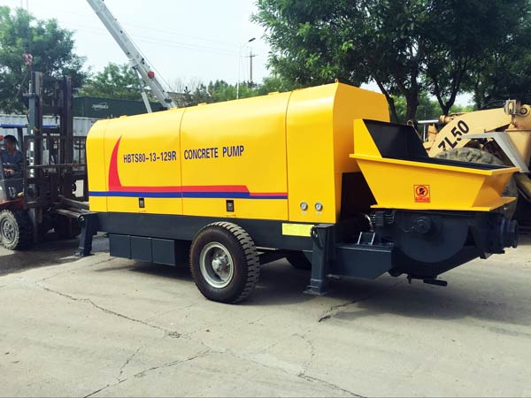 trailer concrete pump