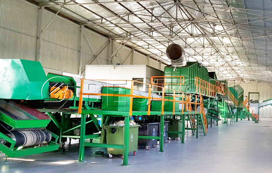 Municipal Solid Waste Treatment Machine