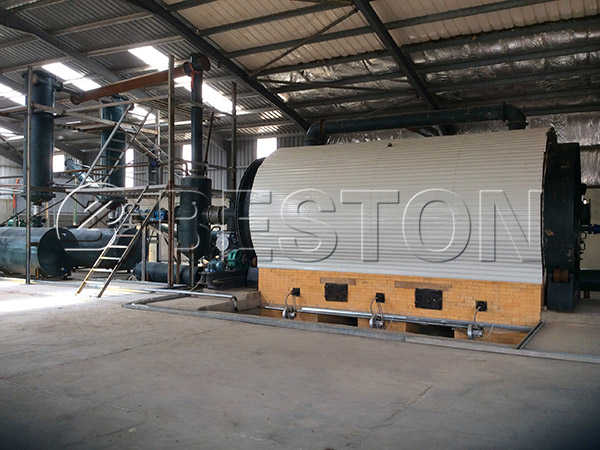 Waste Tyre To Fuel Oil Pyrolysis Plant