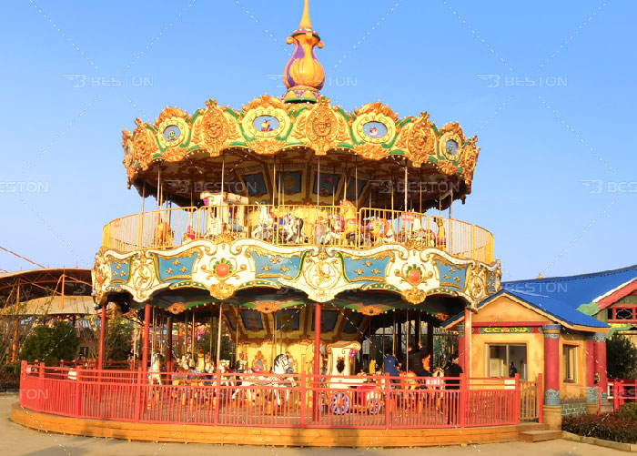 Carousel amusement rides